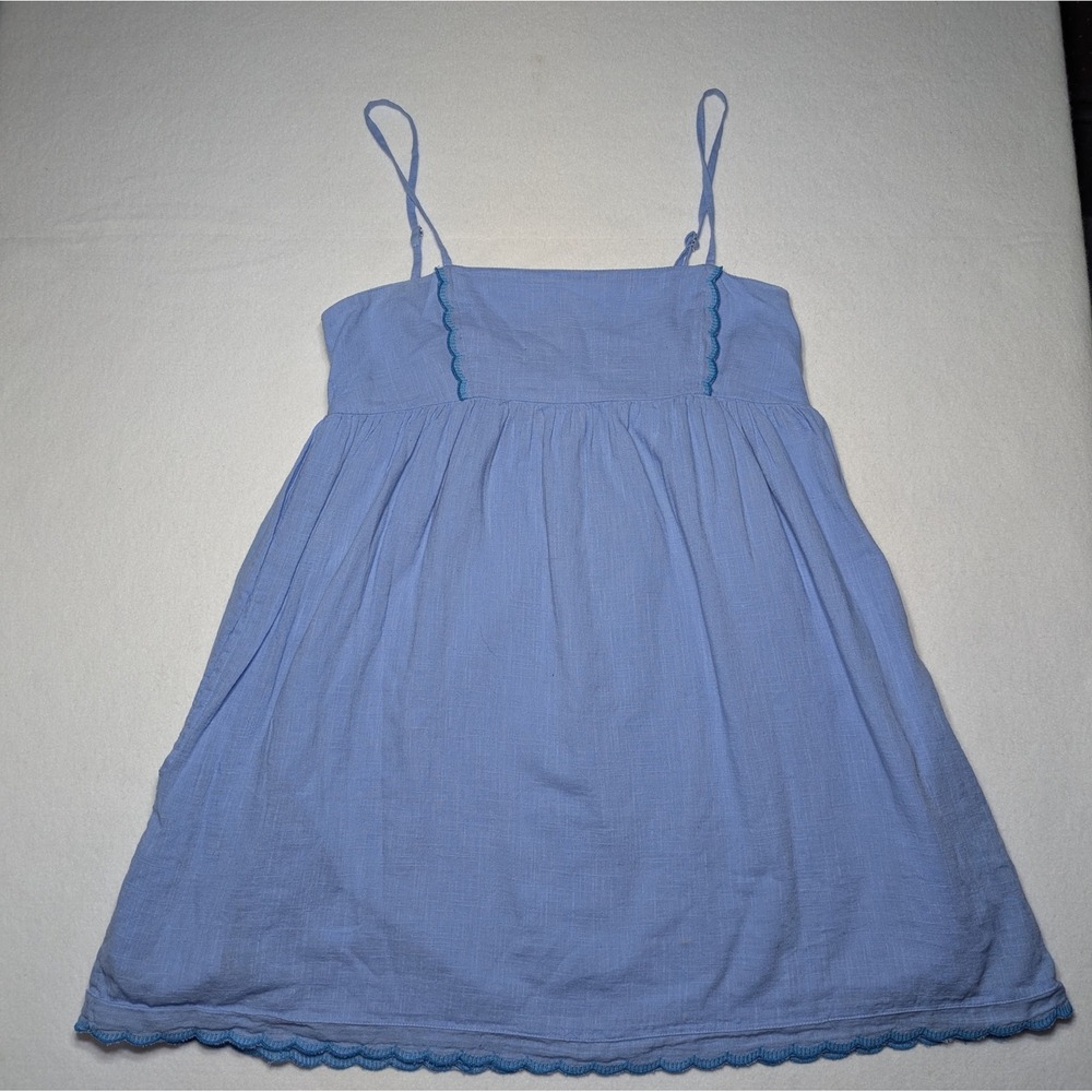 Urban Outfitters Light Blue Cotton Sundress | Spaghetti Strap | Small‎